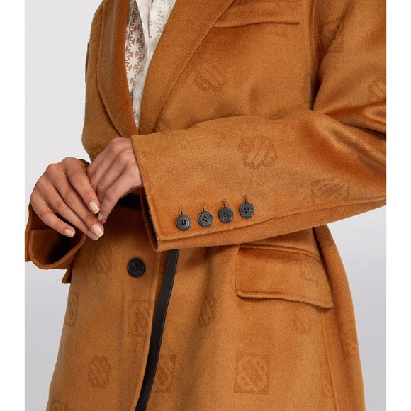 Maje Wool Camel Women’s Blazer NWT 0 US XS - Picture 2 of 6